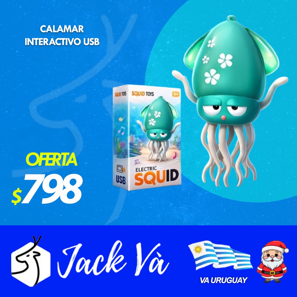 Juguete Calamar Bailarín Interactivo USB